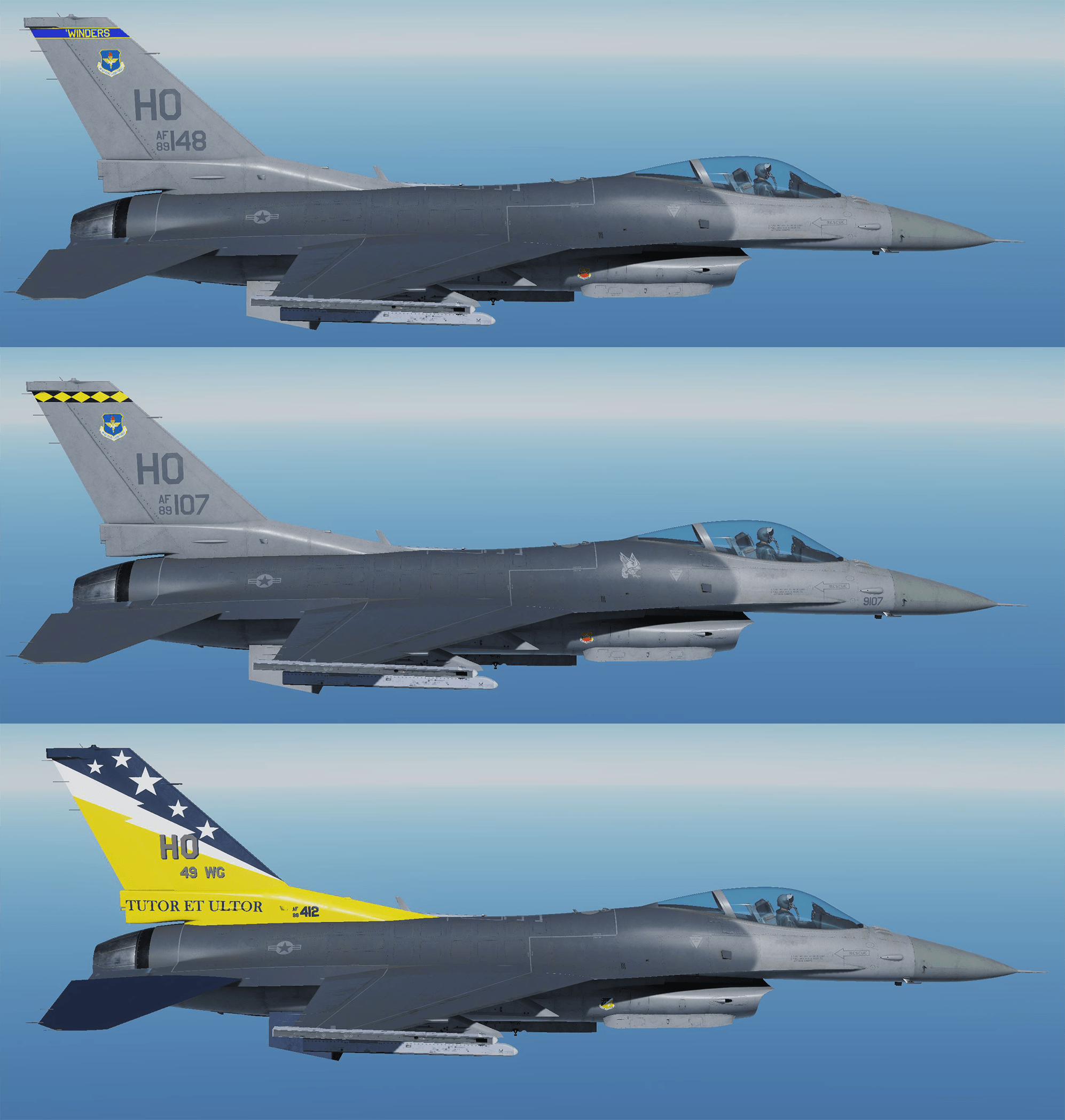 F16 Holloman AFB Tails